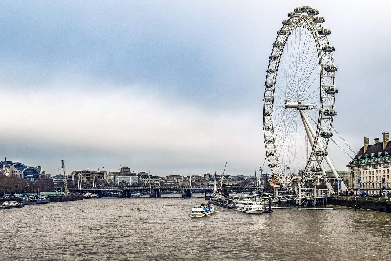 London Eye overlooking the River Thames, symbolising UK immigration and the impact of the safe country rule.